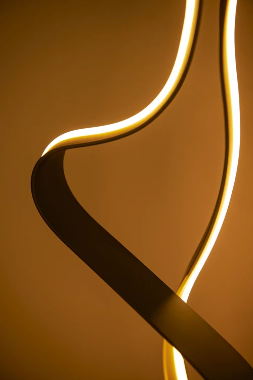 Lucide LAMBADA - Table lamp - LED Dim. - 1x19W 2700K - Champagne Color - Premium - atmosphere 4